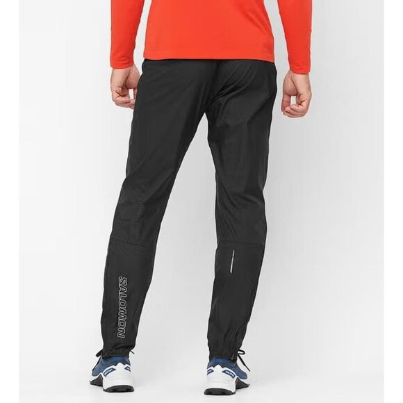 SALOMON Men's Bonatti Trail Pant Size L In Deep Black - Picture 2 of 13